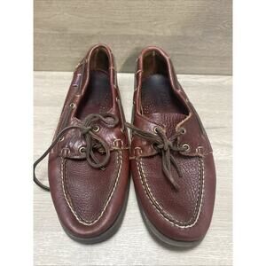 ❄️Mens Authentic Sebago Docksides Leather Boater Boat Deck Shoes Loafer Size 9.5